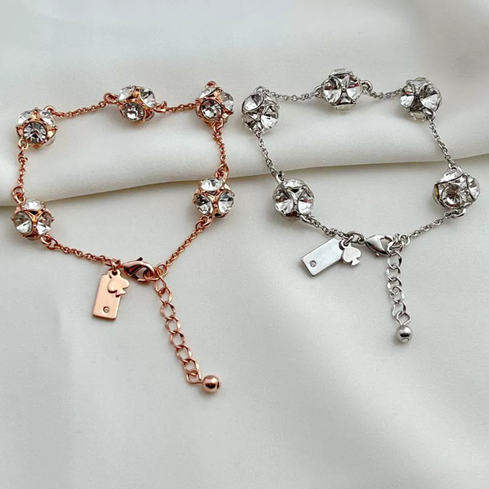 Kendra Scott Crystal Rhinestone Flower Bracelet